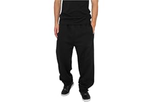 Urban Classics Spodnie dresowe - Spodnie dresowe z elastycznym stanem, spodnie dresowe z elastycznym zamkiem błyskawicznym, luźne dopasowanie Uniseks