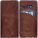 Produktbild Burkley Lederhülle geeignet für Samsung Galaxy S10e Handyhülle Cover Case für das Galaxy S10e - Schutzhülle mit Kartenfach (Sattel Braun)