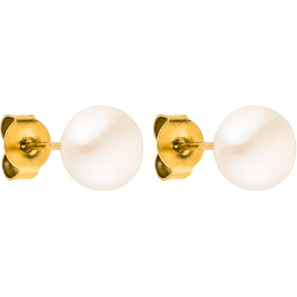 Heideman Ohrringe Aus Edelstahl – Mit Perle, 4 Cm Lang, Nickelfrei & Wasserfest