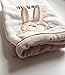 Personalised Deluxe Teddy/ Rabbit Baby Blanket. Luxurious wrap. Great Baby Gift. - Please Write Blanket Choice & Wording Required in the seller message box at checkout