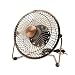 Produktbild USB-Ventilatoren Verkupferung Vintage Mini USB-Schnittstelle Fan Student Wohnheim Zimmer kleine Büro Computer Desktop leise elektrische Lüfter 360 ° kann 6 Zoll drehen UOMUN
