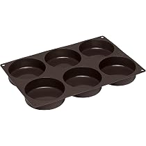 Antihaft-Silikon-Baguetteform – 6 Brötchen, Perforiert – Für Hot Dogs, Sandwiches & Baguettes (37,5 X 24,5 Cm)