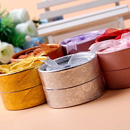 ROSENICE Schmuck Ring Ohrring Halskette Armband Geschenk Boxen Lagerung Fällen Organisatoren – 5 Stück - 3