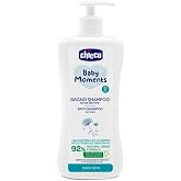 Chicco Baby Moments Doğal Sa&ccedil; ve V&uuml;cut Şampuanı, 750 ml, Bebek Cildine Uygun