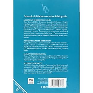 Manuale di biblioteconomia e bibliografia