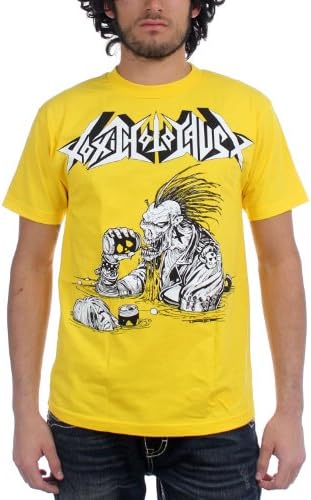 Toxic Holocaust - Mens Lord of the Wasteland T-Shirt in Yellow, X-Large, Yellow