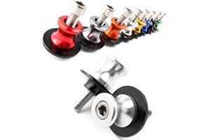 BXMOTO Diábolos Moto Basculante Bobina de Deslizadores Tornillo del Soporte M6 6mm CNC Aluminio para YAMAHA YZF-R1 YZF-R25 YZF-R3 YZF-R6 FZ8 FZ9 FZ1 FZ6 V-MAX MT-01 MT25 MT03 MT07 MT09 FJR1300 XJR1300