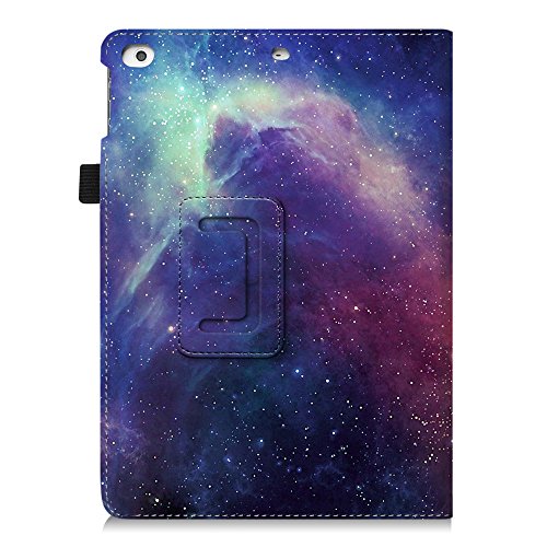 Fintie iPad 9.7 Zoll 2017 / iPad Air 2 / iPad Air Hülle – [Eckenschutz] Slim Fit Folio Kunstleder Schutzhülle Case Cover mit Auto Schlaf / Wach Funktion für Apple iPad 2017 Neue Modell 9.7″ Retina Display Tablet, iPad Air 1/2, Die Galaxie - 9