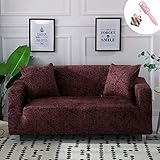 ☆ 【Decorar el Hogar】Utiliza la cubierta del sofá para decorar el hogar. Esta elegante funda de sofá de agrega elegancia y clase a tu sofá, dotando a tus muebles de un aspecto moderno instantáneo. La tela de alta calidad es perfecta para proteger sus sofás de derrames, manchas y desgaste para evitar que se arruine.