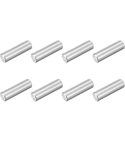 20 Chevilles D'Étagère 6mm X 14mm - Acier Inoxydable 304 - Marque Uxcell