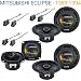 Mitsubishi Eclipse 1989-1994 OEM Speaker Replacement Harmony R65 R4 Package RS.23943.00