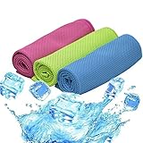 Schnell trocknend. Schonend verdrehen und Wasser verdunsten schnell, während Handtuch gleichzeitig eiskalt hält, fühlen Sie sich schwerelos auf Ihrer Schulter.