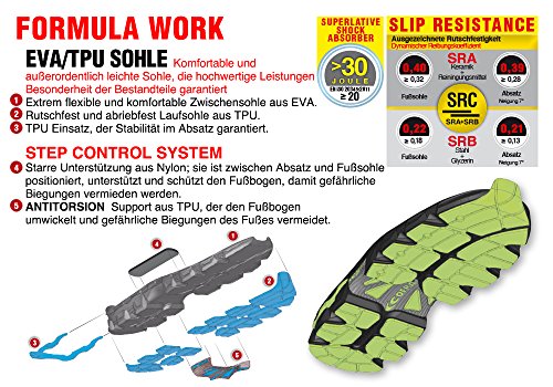 Cofra Safety Sicherheitsschuhe: Arbeitsschuh „Beach Soccer Grey“ S1P SRC EN ISO 20345 grau Größe 042 - 3