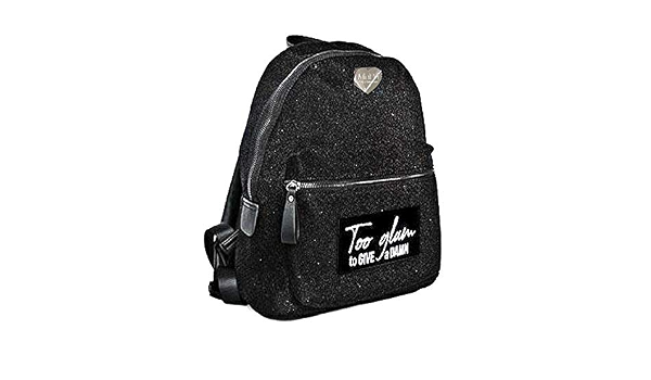 Minipà Zaino Glitter Glam Black Le Pandorine : Amazon.it: Scarpe e borse