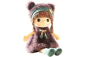 UPOSAO 45cm Bambine Morbide Peluche Bella Bambola di Pezza, Fiaba Principessa Ragdoll Giocattolo Simpatico Cartone Animato Ragazza Bambola Giocattoli di Peluche Bambine Che dormono Bambola Partner Regalo