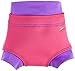 Speedo Girls' Swimnappy Cover - Raspberry Fill, 0-3 years