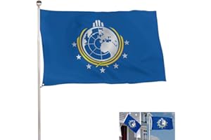 WODEJIAOBAO Bandera de Super Earth de 3 x 5 pies, ideal para dormitorios de cuevas de hombre y eventos al aire libre, poliéster de doble costura de con ojales de latón.