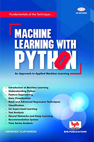 Amazon.in: Buy Machine Learning with Python: An approach to Applied ...