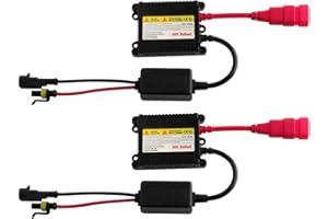 YIFENGSHUN DC12V 35W Lampada Allo Xeno per Auto HID Ballast Ultra-sottile Quick Start per H1 H3 9005 9006 D1R D2R (2 pezzi)
