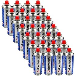 Pack de 28 cartouche gaz ALPENTECH 227g butane Bouteille de gaz UN2037 pour réchauds et désherbeurs thermiques