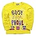 boboli Baby-Boys Camiseta Punto Manga Larga Shirt, yellow, size 5 years