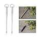 Lixada 2pcs Titanium Alloy Earpick Ear Cleaner Curette Earwax Remover