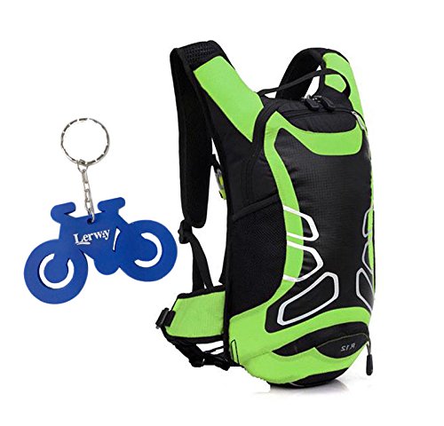 Lerway MTB Bike Bicycle Cycling Riding Running Camping Hiking Waterproof Outdoor Trekking Backpack Packsack Daypack Knapsack Shoulder Bag (Green)