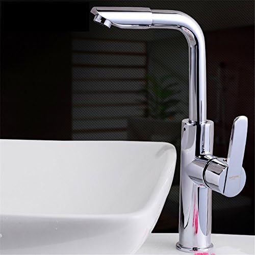POOBZZ Copper body basin faucet 360° rotatable kitchen hot and cold faucet kitchen and toilet faucet height increase