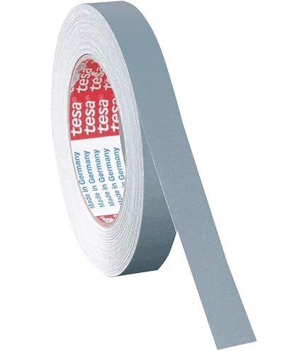 Cinta Adhesiva De Tela Tesaband 4657 - Gris, 50 Mm X 25 M, Alta Resistencia - Para Industria, Mantenimiento, Bricolaje