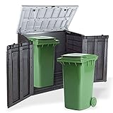 Keter Mülltonnenbox Store it Out Max, Anthrazit, 1.200L