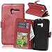 Produktbild Nancen Compatible with Handyhülle Alcatel One Touch POP 3 5.0 5015D (5.0 Zoll) Lederhülle Style Acht Farbe Weich PU Flip Case Ledertasche/Schutz Etui, Karten Slot Foto Wallet Hülle