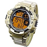 [Lad Wetter] Dual Time/100 m Wasser Widerstand/Stoppuhr/Pacer Funktion/Digital Display/Military Armbanduhr