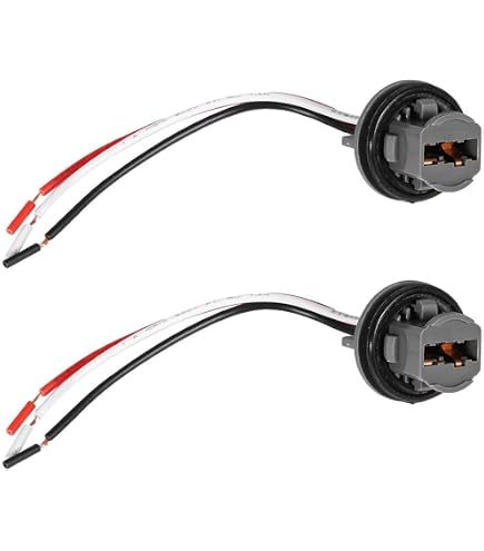 Glühbirnen Sockel Halter 2 Stück | T20 / 7443 Stecker | Adapter Für LED Bremslicht & Blinker