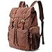 Produktbild Lifewit Rucksack Canvas Vintage Damen Herren Schulrucksack Daypack Reiserucksack Laptoprucksack Groß 17 Zoll,Braun