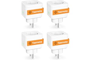Tasmota gniazdko elektryczne z licznikiem prądu, Refoss Smart gniazdko WLAN do pomiaru zużycia prądu, ESP8266 z Google Home Assistant, ioBroker, Alexa, MQTT, Domoticz, OpenHAB, 16 A, 2,4 GHz