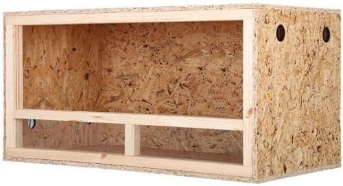 Large Wooden Indoor Reptile Vivarium Terrarium 120x50x50cm Side Ventilation Easy Installation 47 x 20 x 20 Inch