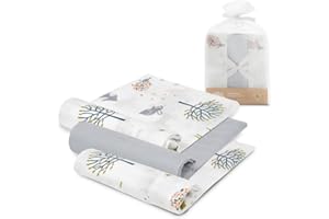Interbaby Muselina Bambu Bebe 55x75cm | Gasas para Bebes Recien Nacidos, Lactancia, Toalla, Manta | Muselinas Bebe Cómoda, Suave, Transpirable