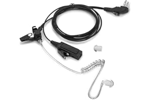 NEWASHAN Oreillette Casque Écouteur pour HYT Hytera BD502 BD505 BD555 BD615 PD402i PD482i PD502 PD505 TC508 TC1600 Power446 Midland Alan Radio G15 G15Pro G18 G18Pro Talkie Walkie Sécurité Mic PTT