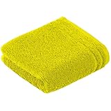 Vossen Calypso feeling – Toallas Leaf Green, 100 % algodón, Lemon, 30 x 50 cm