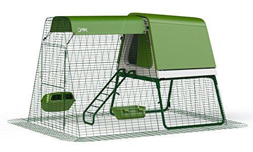 Omlet Ensemble Poulailler Eglu Go Up Avec Enclos De 2 M Vert Feuille