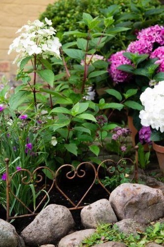 Beetzaun, Beetbegrenzer, L: 50 cm, Metall, Volleisen! - 5