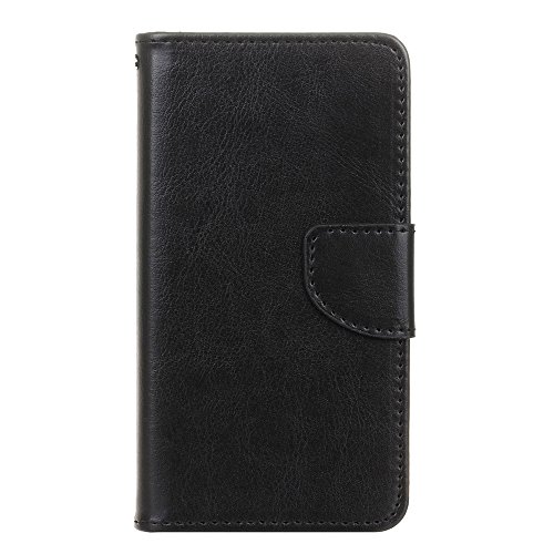 Samsung Galaxy A5 ( 2016 ) Schutzhülle Leder Hülle, Alfort 3 in 1 Flip Fashion Design Dual Use Falten Premium PU Leder Flip Mappen Kasten Abdeckung für Samsung Galaxy A5 / A510F ( 2016 ) 5.2″ ( Schwarz ) + Netter Staub Stecker + Schwarz Stylus Pen - 4