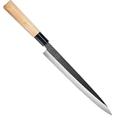 MITSUMOTO SAKARI Single Edge Sashimi Knife, 26cm Yanagiba Knife | Japanese Tungsten Knife, Professional Forged Japanese Sushi