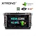 Produktbild XTRONS 8" 6 Core Android Autoradio mit Touchscreen Auto DVD Player Android 9.0 Hexa Core Autostereo unterstützt 3G 4G Bluetooth 4GB RAM 64GB ROM DAB OBD2 TPMS FÜR VW Volkswagen/SEAT/Skoda
