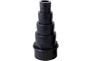 Aquacadabra Solvent Weld Black Pond Hosetail 1.5"