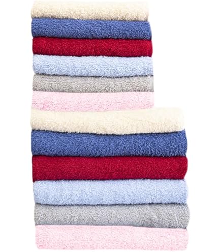 Set Asciugamani Bagno 6 Pezzi - 3 Grandi 50x90cm + 3 Piccoli 30x50cm, 100% Cotone - Foto 4