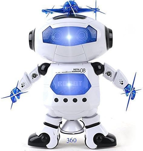 Riroad Electronic Walking Dancing Smart Space Robot Astronaut Kids Music Light Toys, Smart Robot kit