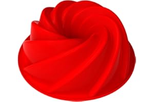 Goldyida Backform für Gugelhupf aus Silikon Kuchenform Backform für Gugelhupf Silikon Gugelhupfform Spirale Form Kuchenbackfo