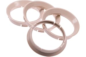RKC 4X Zentrierringe 64,0 x 57,1 mm beige Felgen Ringe Made in Germany