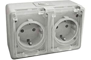 ELECTRODH DH DOBLE BASE SCHUKO ESTANCA